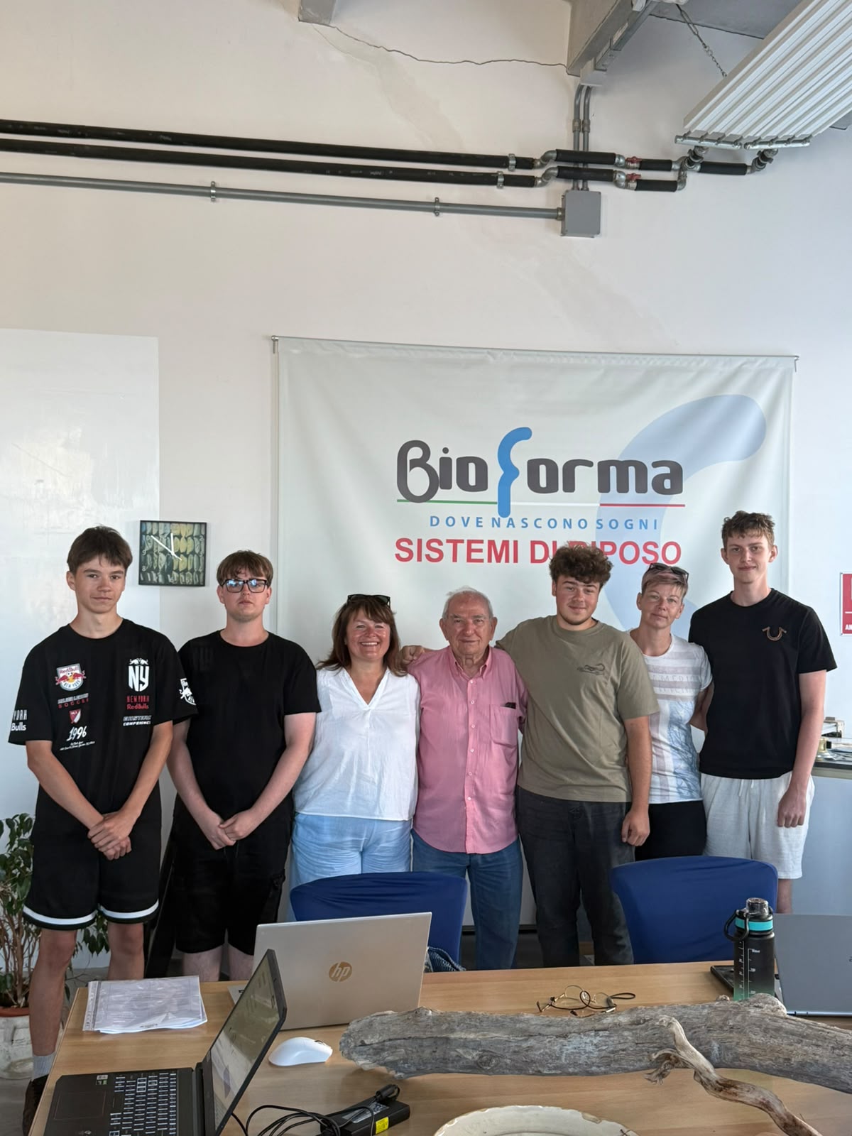 Students of the Mechanical Schools in Lomza